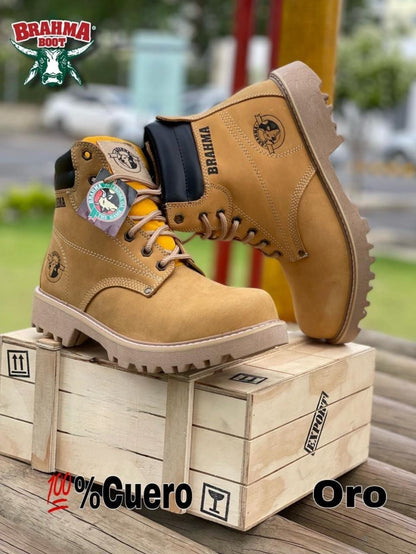 BOTA BRAHMA CLASICA CUERO + CAJA ⚜️
